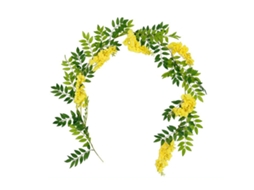 Vinha Artificial de Wisteria em C com Flor de Sophora Amarela LAXISCREED A10508