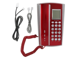 Aetheria telefone Fixo Pequeno Kx t071cid 1 com Linha Britânica para Hotel Vermelho