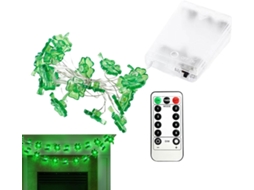 Guirlanda De Luzes Em Formato Trevo - Led Impermeáveis, Decorativas E