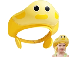 Touca De Banho Infantil Ajustável Com Desenho Animado, Viseira Protetora Para Olhos E Ouvidos, Proteção Impermeável