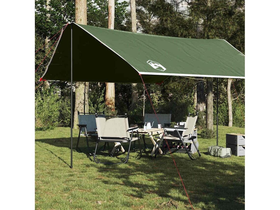 Lona de Campismo 430x380x210 Cm Impermeável Verde MAISON EXCLUSIVE