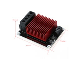 Controlador De Aquecimento De Cama Quente Impressora 3d Módulo Mosfet 30a Compatível Com Cr-10 Ender-3 Prusa Tevo