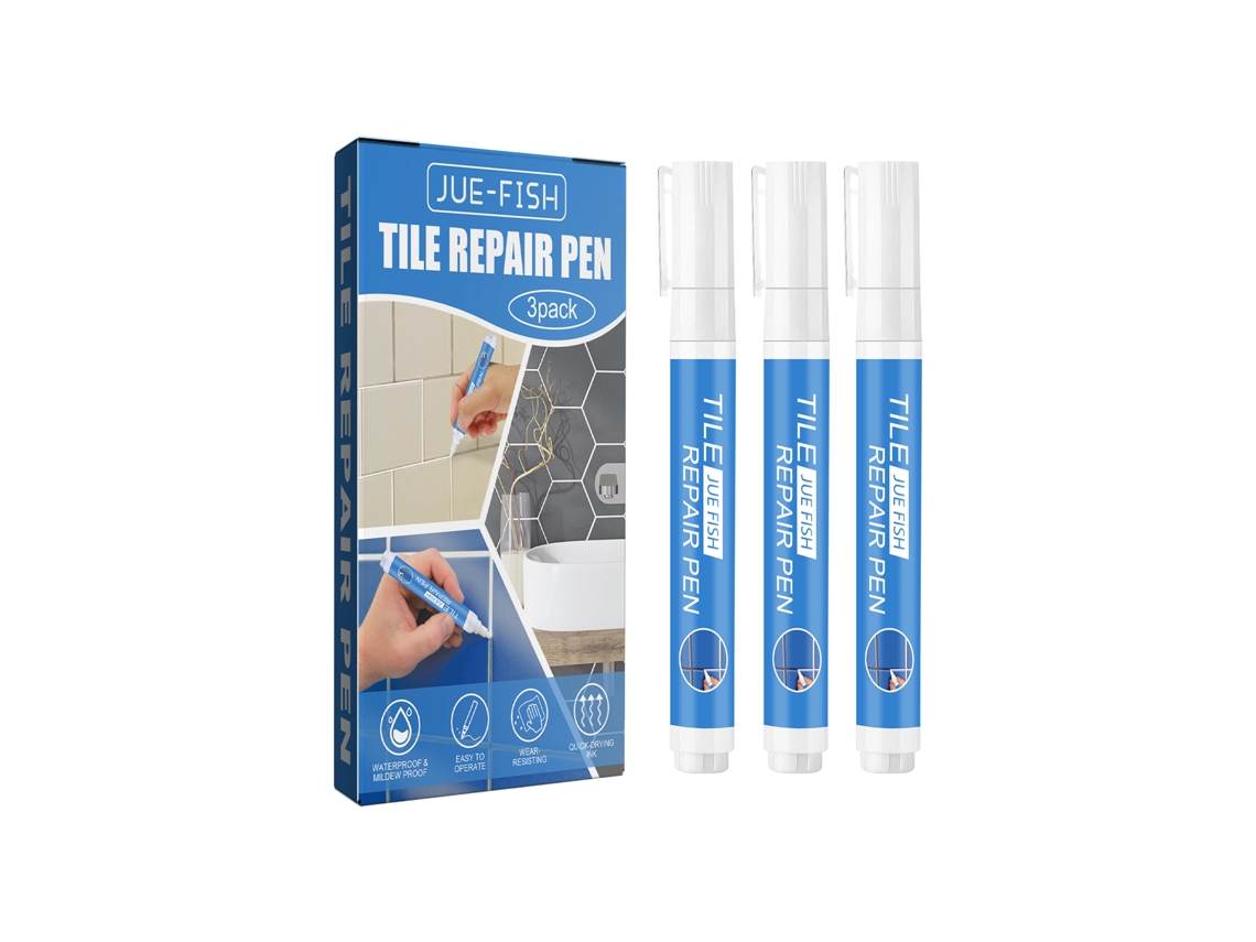 Caneta de Reparo para Juntas de Azulejos no Piso do Banheiro Impermeável e Antimofo LAXISCREED