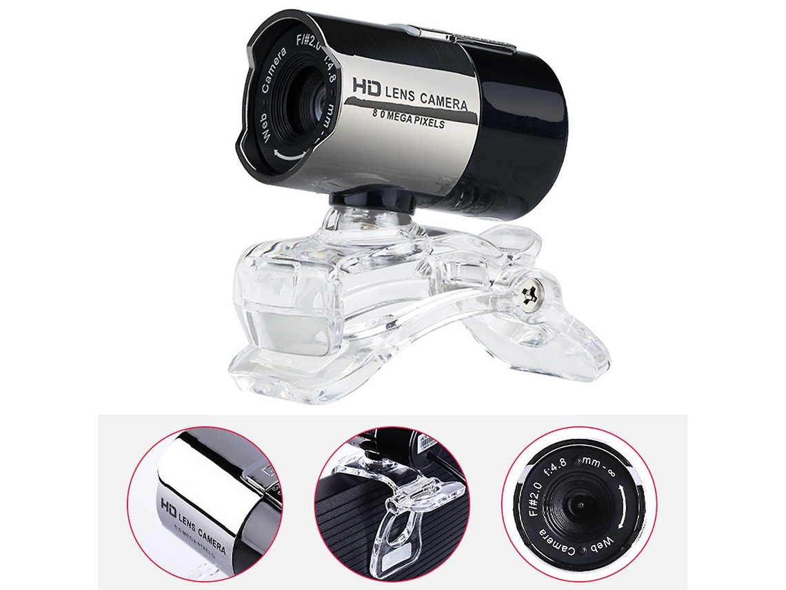 Webcam Usb 12mp Com Driver De Microfone Webcam Grátis Webcams Para Computador Desktop Laptop Webcams 30fps Brilvibera