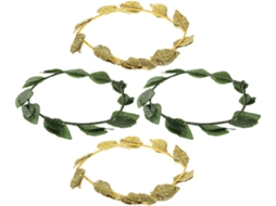 Conjunto De 4 Peças De Adereços De Cabeça Verdes Para Cosplay, Coroa Grega Para Carnaval.