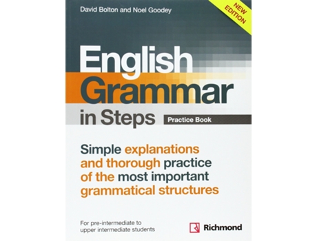 Livro English Grammar in Steps Practice Book without Answers de David Bolton e Noel Goodey (Inglês)