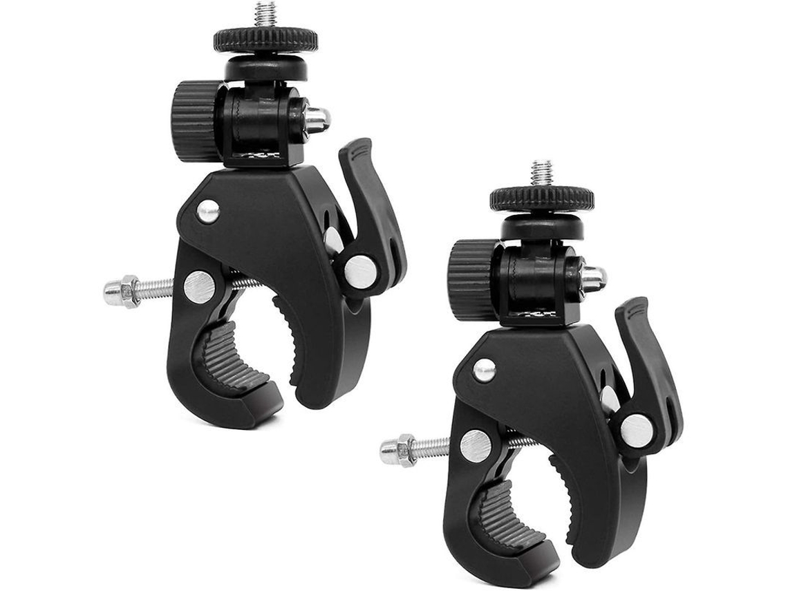 Nova Line clamp de Câmera 2 Peças Adaptador com Parafuso 1/4" para Câmera Flash Apoio Tripé Mesa Bicicleta
