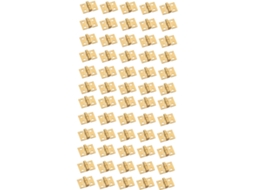 Conjunto De 60 Mini Dobradiças Cobre Estilo Retrô Para Caixas Joias