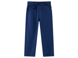 Calças De Criança Com Cordão Azul-marinho 104