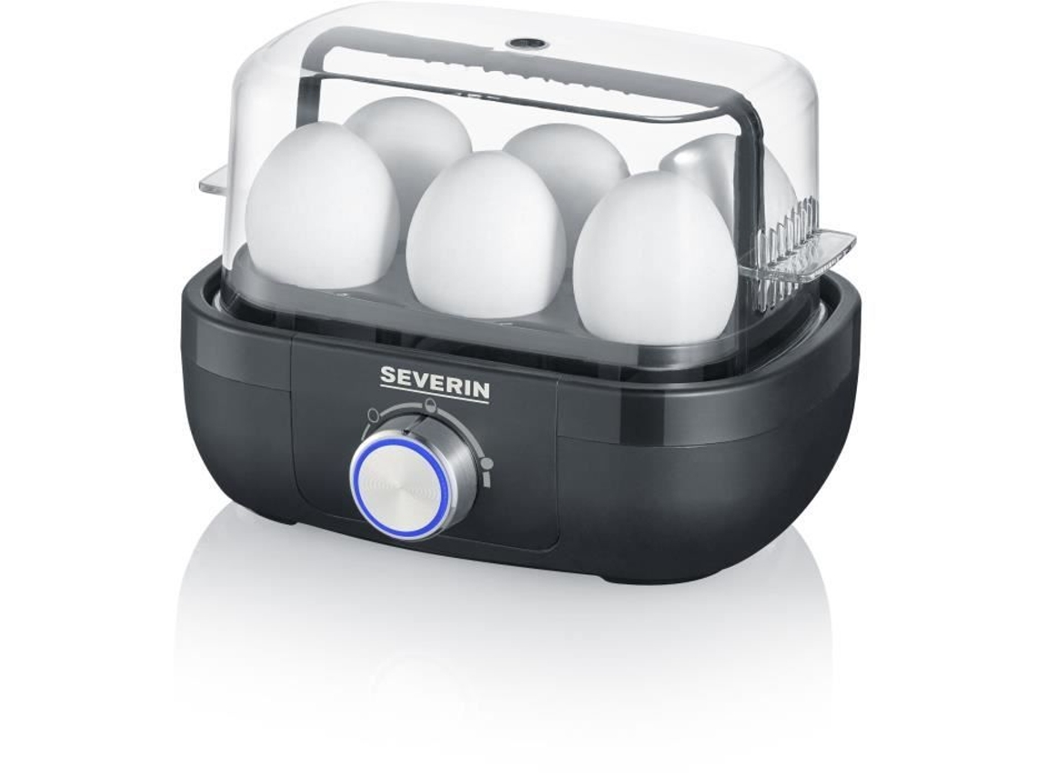 Cozedor De Ovos Severin Ek3166, 420 W, Cor Escura, Para 1 A 6 Ovos