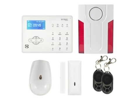 Kit de Alarme Doméstico Rtc 03 com Sirene Flash IPROTECT EVOLUTION