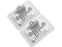 Suporte Para Chuveiro De Parede 2 Unidades, Suporte Para Chuveiro De Banheiro, Montagem Na Parede, Sem Furos, Plástico
