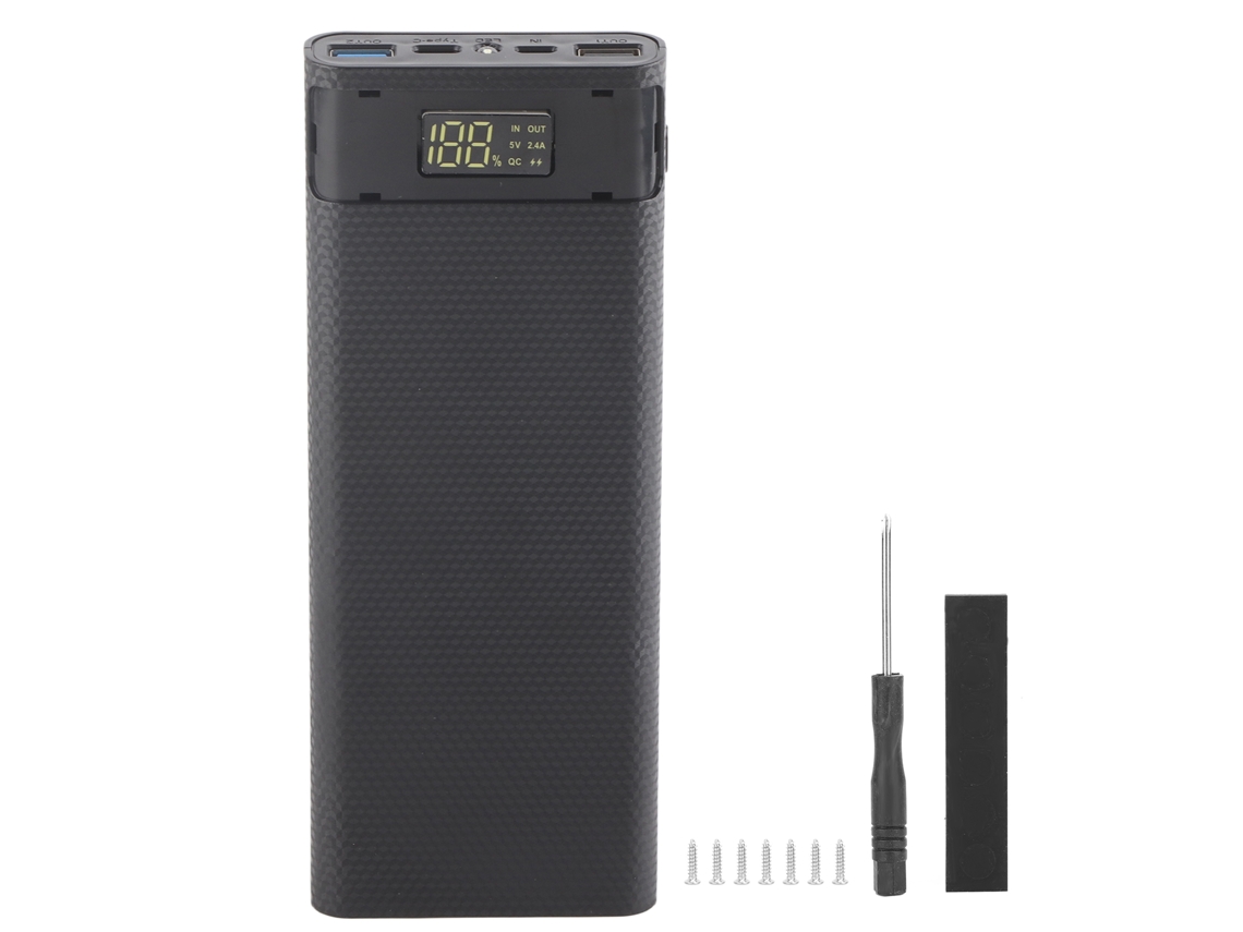 Kit Power Bank Diy LAXISCREED Carregamento Rápido