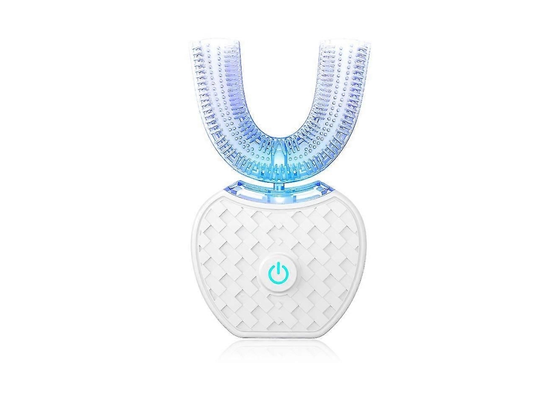 360 Graus Automática Sônica Escova De Dentes Elétrica U Tipo 4 Modos Escova Usb Carregamento Dentes Clareamento Luz Azul Tw