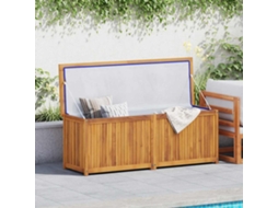 Vidaxl Caixa Para Jardim 150x50x55 Cm Madeira De Teca Maciça