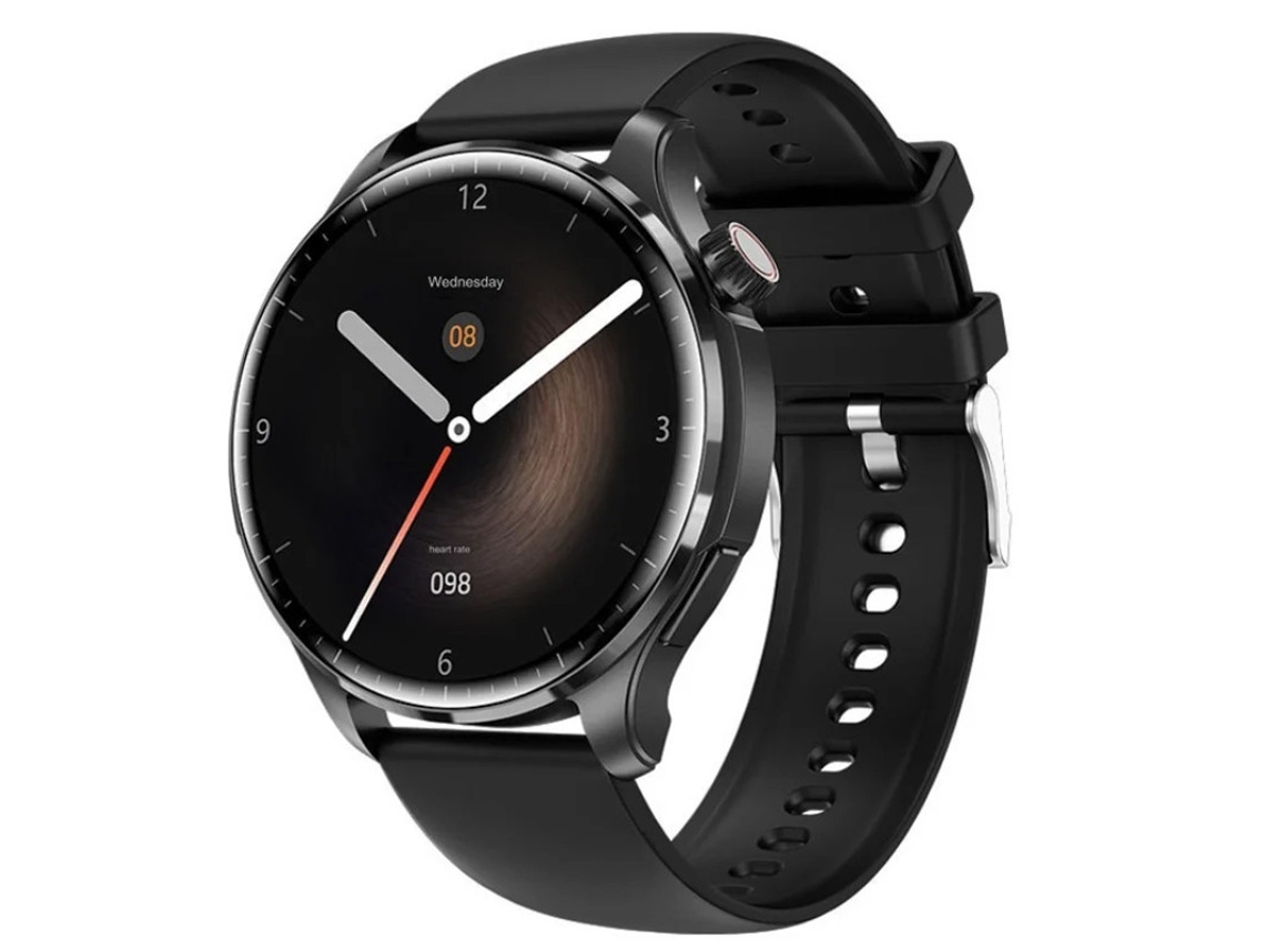 Smartwatch com Bluetooth, chamadas, frequência cardíaca, pressão arterial, sono e monitoramento de temperatura, clima, rastreamento por GPS, Bestvite