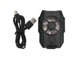 Aetheria resfriador para Celular com Chip de Semiconductor, Display de Temperatura Led e 3 Velocidades para Gaming e Streaming