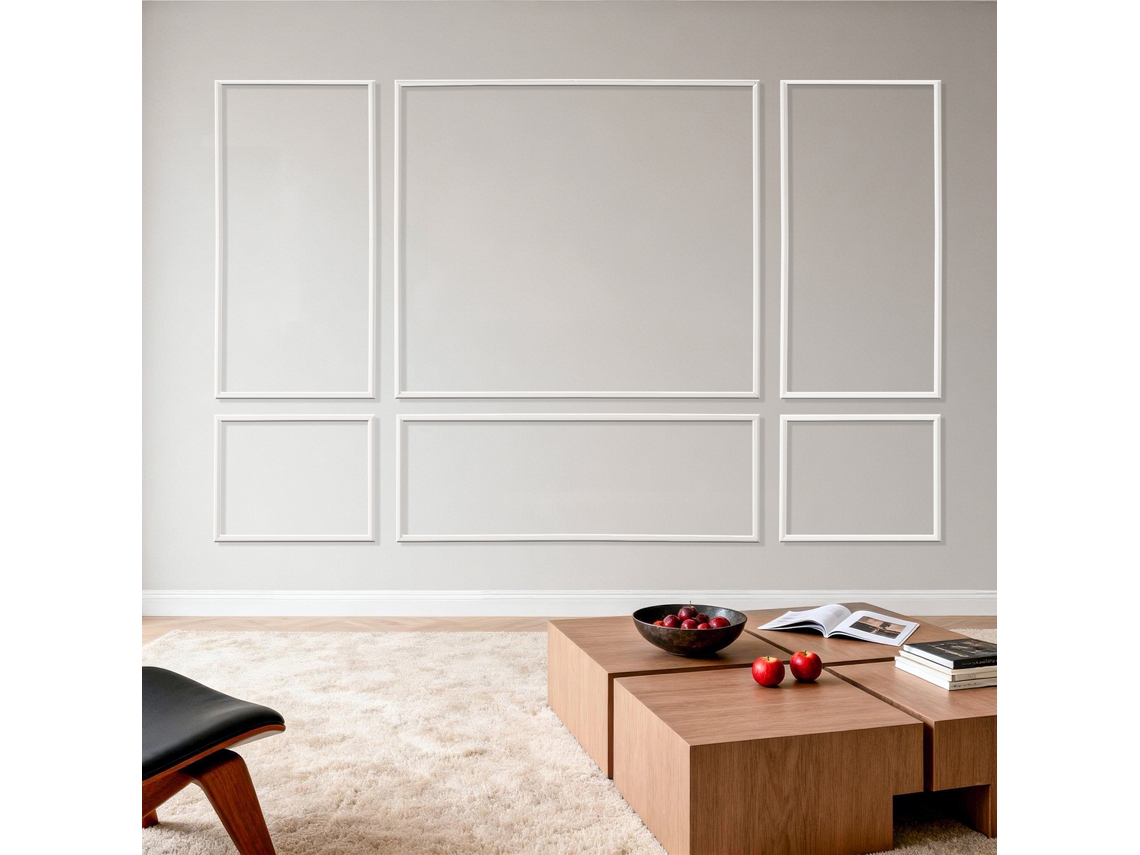 Molduras Decorativas Para Parede 3 Conjuntos 78,99 X 160,02 Cm 78,99 X 60,96 Cm Decoração Vevor