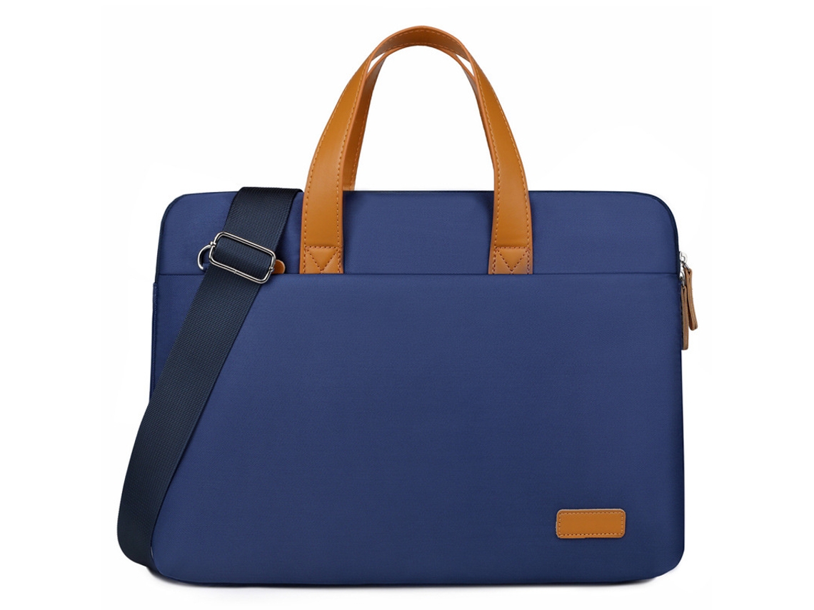 Bolsa Para Laptop De 15.6 Polegadas Bolsa Transversal Portátil Para Computador Azul Escuro Gertiz