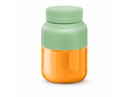 Liquidificador Portátil Recarregável Para Sumos E Batidos, 1300 Ml, 2 Tampas, Verde