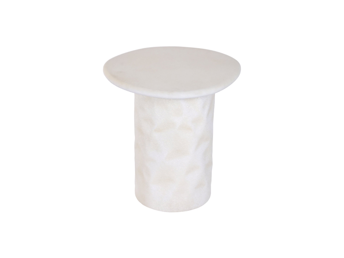 Mesa Lateral de Madeira Branca 40x41x44,5cm ALEXANDRA HOUSE LIVING