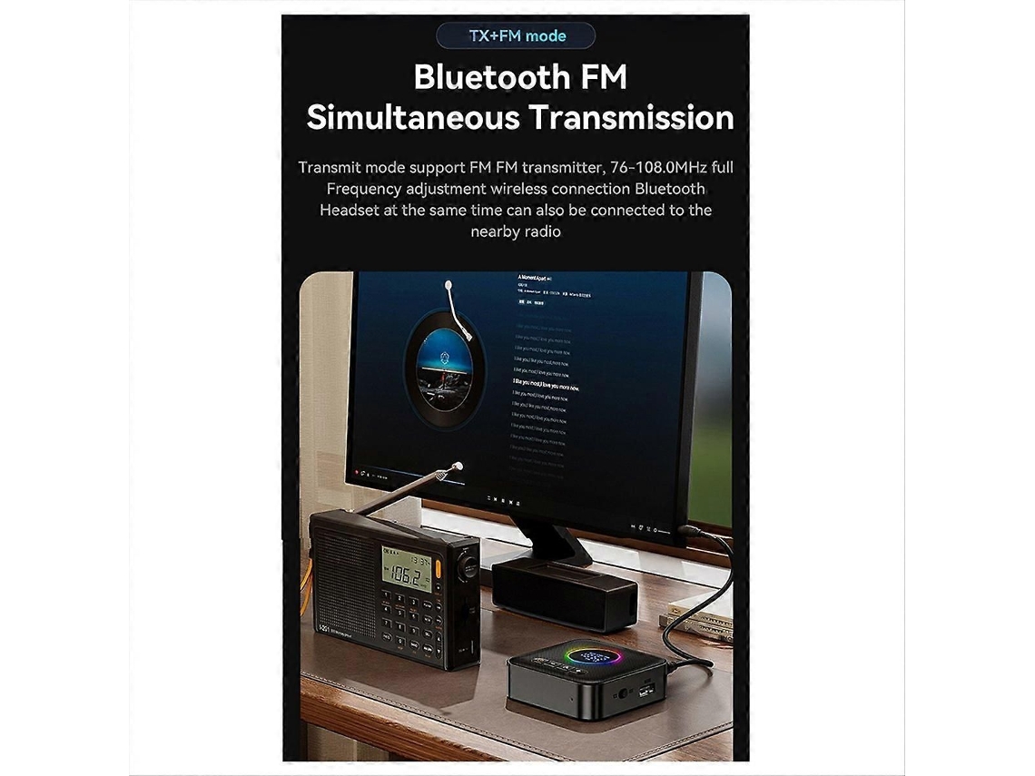Transmissor e Receptor Bluetooth Aptx 5.4 GOKOCO
