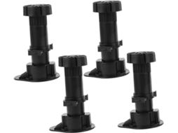 Conjunto De 4 Pés Ajustáveis Para Móveis, Suporte Multifuncional Para Cama, Armário E Mesa, Design Robusto Em Plástico