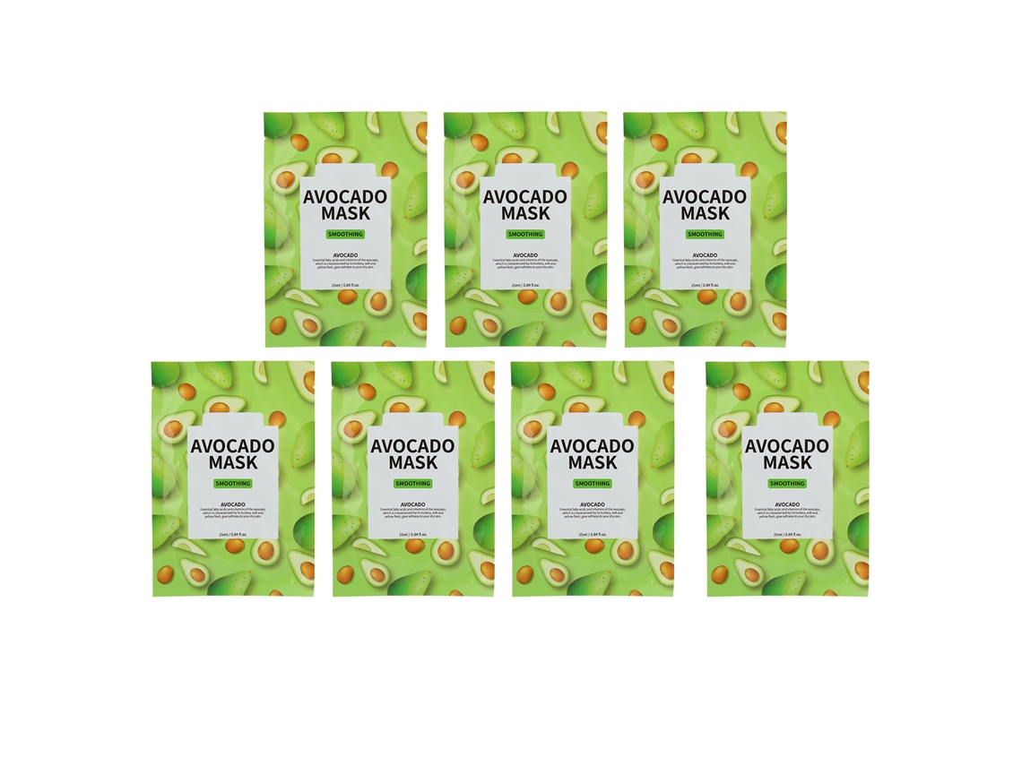 Máscara Facial De Abacate Umidificante Nutritiva