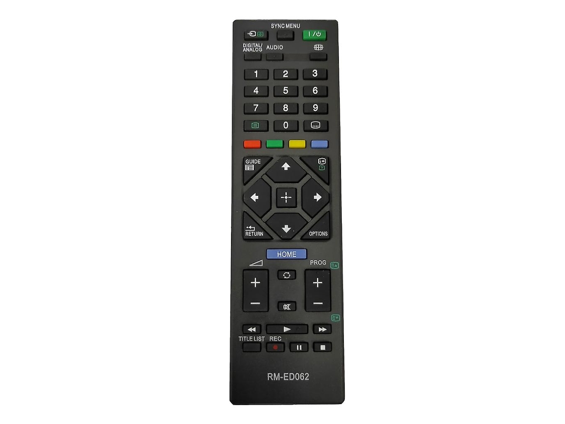 Controle Remoto Substituição RM ED062 compatível com Tv Sony