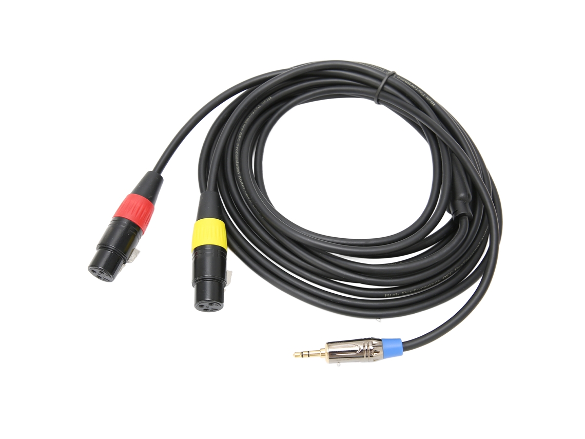 Conector Splitter 3.5mm para Xlr Fêmea LAXISCREED