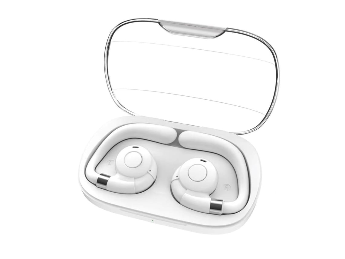 Auriculares Desportivos Sem Fios Bluetooth 5.3 Design Aberto Gancho De Orelha Microfone Para Chamadas Ipx5 Lurelia