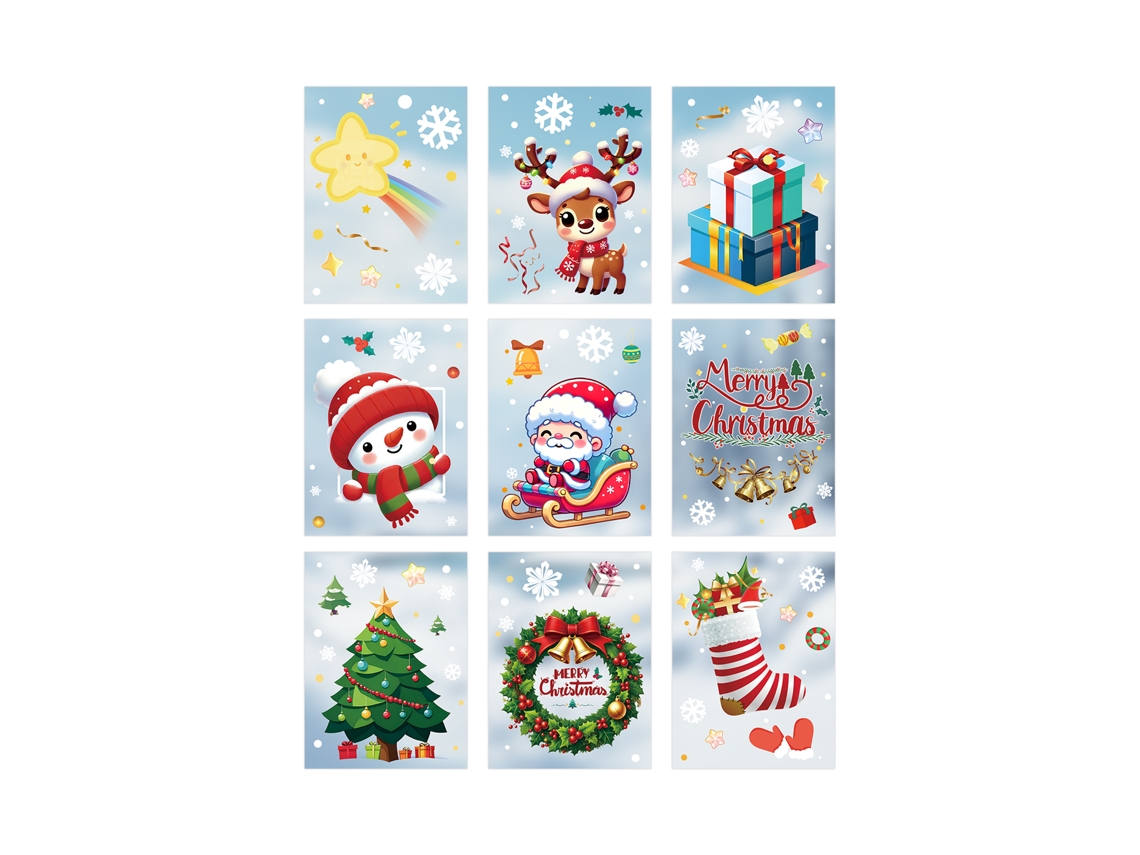 Adesivo Decorativo Janela Natal 2026