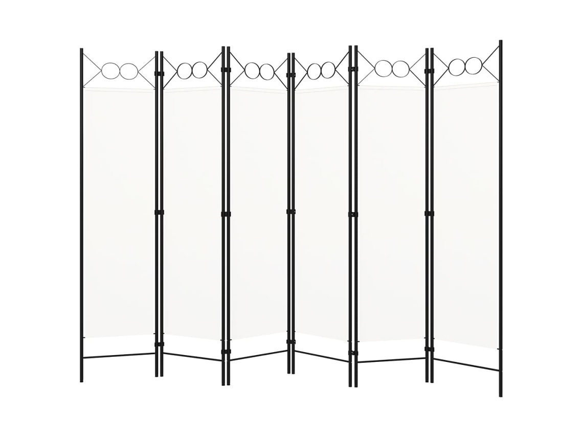Room Divider, Room Dividers Vidaxl Branco Tecido (n/a)