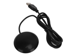 Aetheria microfone Usb Portátil Omnidirecional de Mesa com Captação 360 Graus para Reuniões e Live