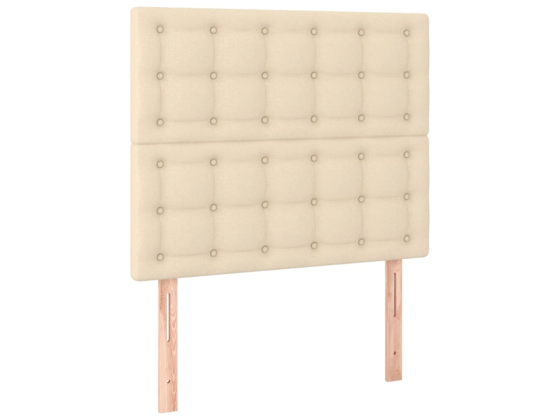Headboard, Headboards Vidaxl Creme Tecido (90 Cm)