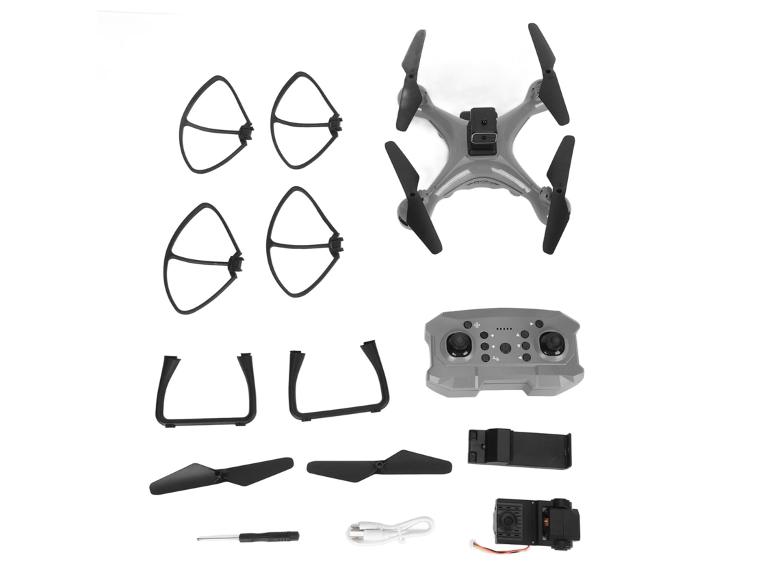Drone Quadricóptero Mini RC com Câmera Dupla 4K HD e Controle Remoto