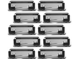 Ciieeo 18-Metal Pasta Clips, Tamanho A4 A5, 18 Peças, Acessório Para Prancheta E Organização de Documentos