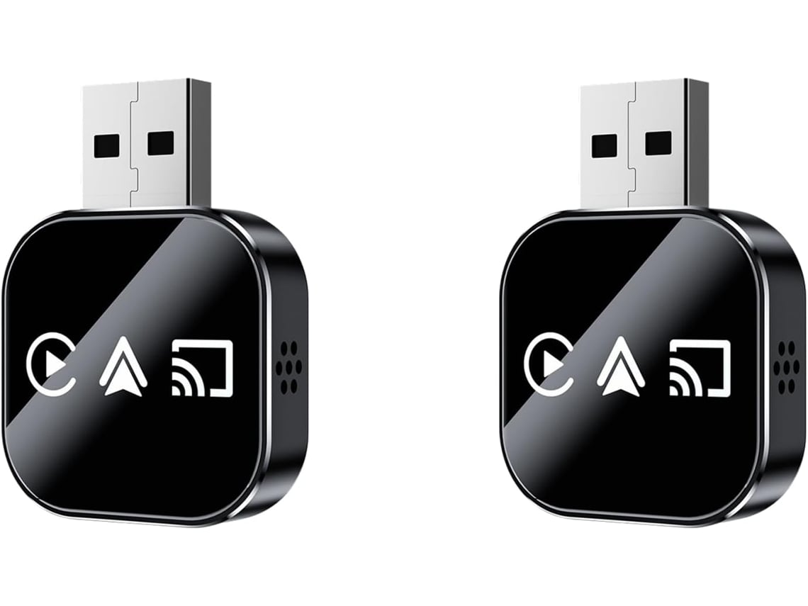 Adaptador Usb Carplay 2x Sem Smart Mirror Link e Android Auto, com Fio e Fácil de Usar . SFUSHOS (plug And Play)