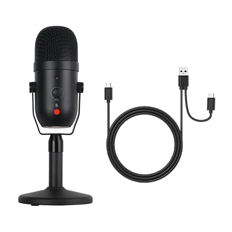 Microfone Condensador Usb com Cancelamento de Ruído Inteligente. MDUG