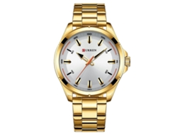 Relógio Impermeável de Quartzo Moda Mulher Dourado VEANXIN