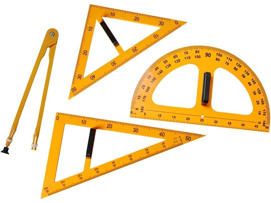 Régua Grande Para Ensino De Matemática (4 Unidades), Ferramenta De