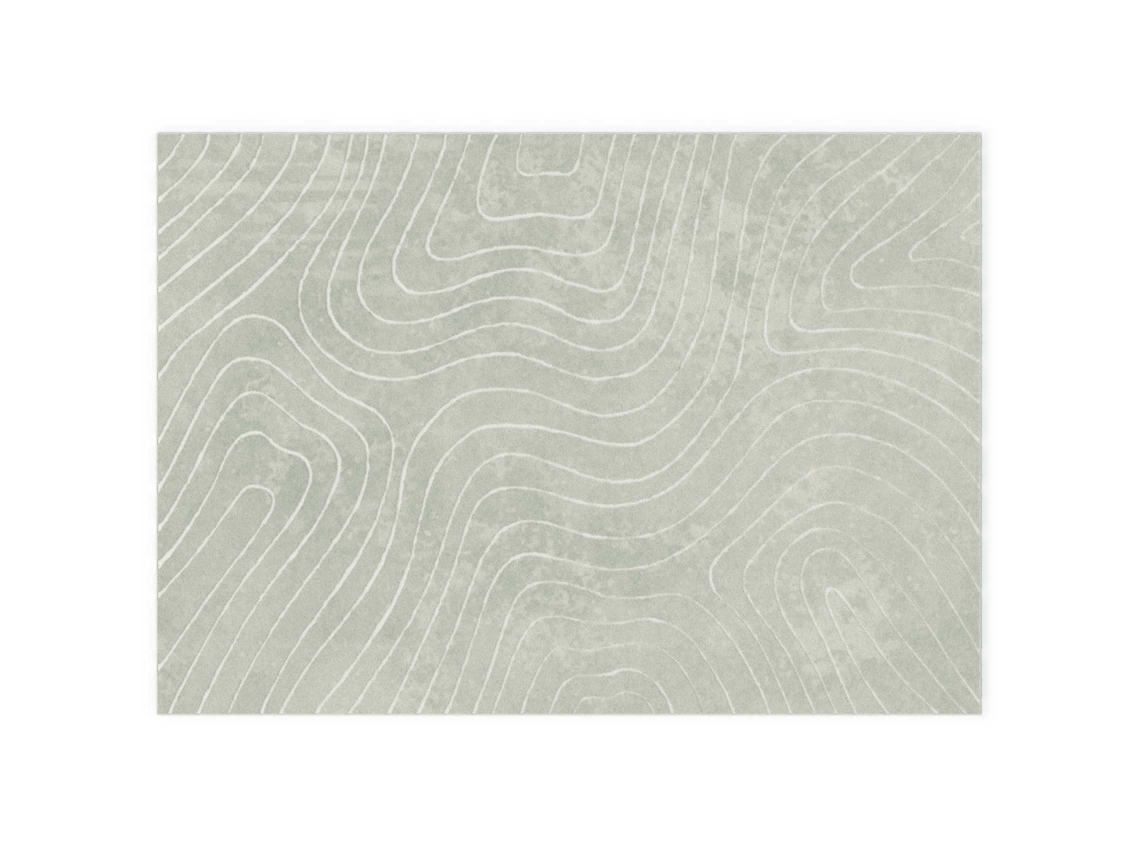 Vidaxl Tapetes De Área Retangular Palmeras Verde 200 X 280 Cm
