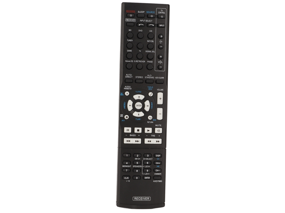 Aetheria controle Remoto Substituto Resistente para Receptor Av Pioneer Vsx 522 K Vsx 522 Axd7660