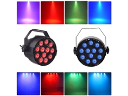 Luz par LED RGB 30W, 12*3, controle som, DMX512, para festas, DJ, bar, S/MARCA