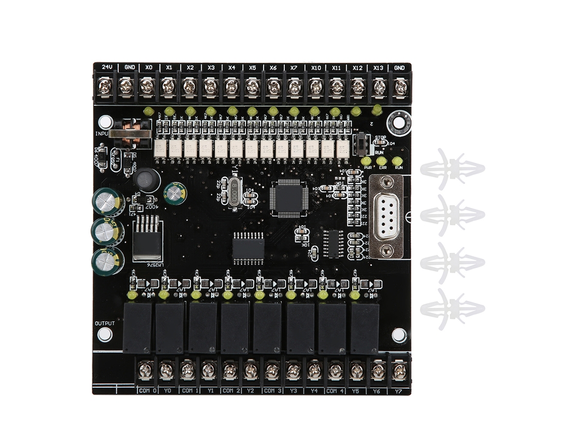 Controlador Plc Fx1n‑20mr com Módulo Eletrônico Dc24v | S/MARCA