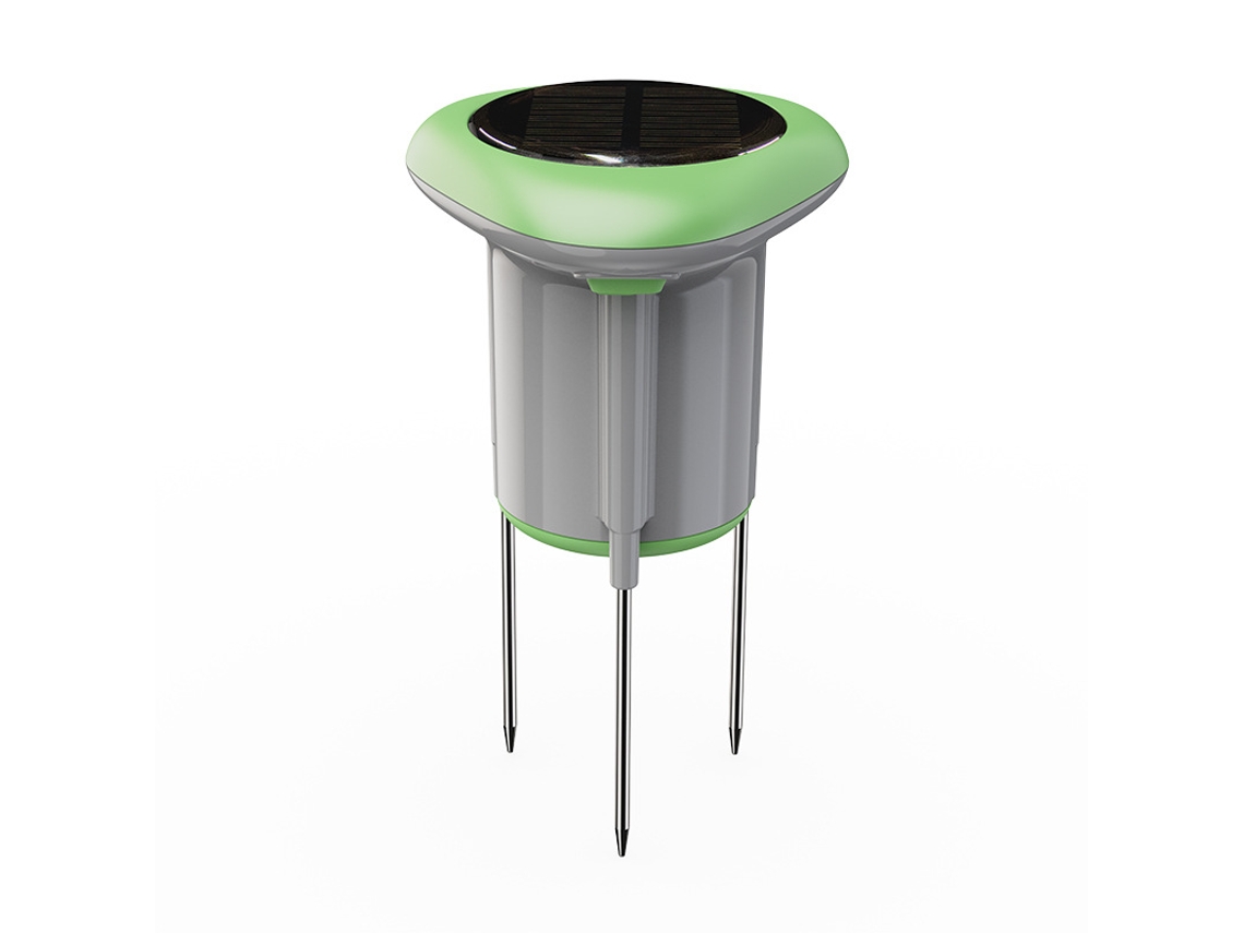 Termohigrômetro Solar Inteligente Para Solo Sensor Com Detecção Ec Verde Sfushos (yb Sth01w, Bateria Interna)