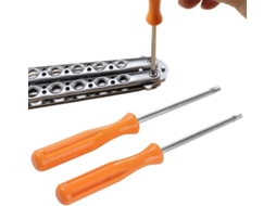 Conjunto De Chaves Fenda Torx T6 E T8 Com Ponta Oca Para Abertura