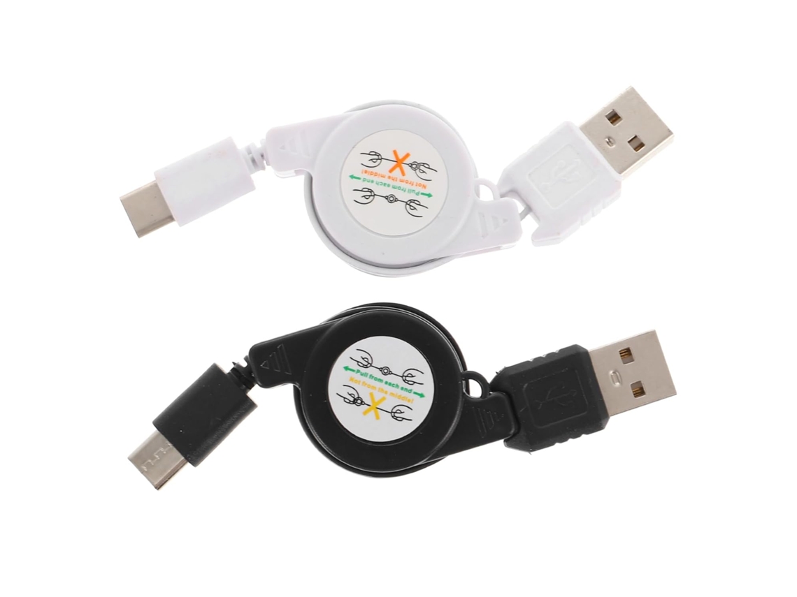 Conjunto De 2 Cabos Flexíveis Para Carregamento Tipo C, Compatíveis Com Smartphones E Dispositivos Com Conector Tipo C. Conjunto De 2 C Gokoco