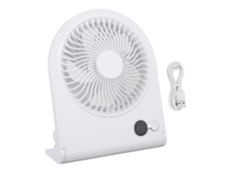 Laxiscreed Ventilador Slim Portátil Com Display Digital, Usb, Ideal Para Quartos E Uso Externo