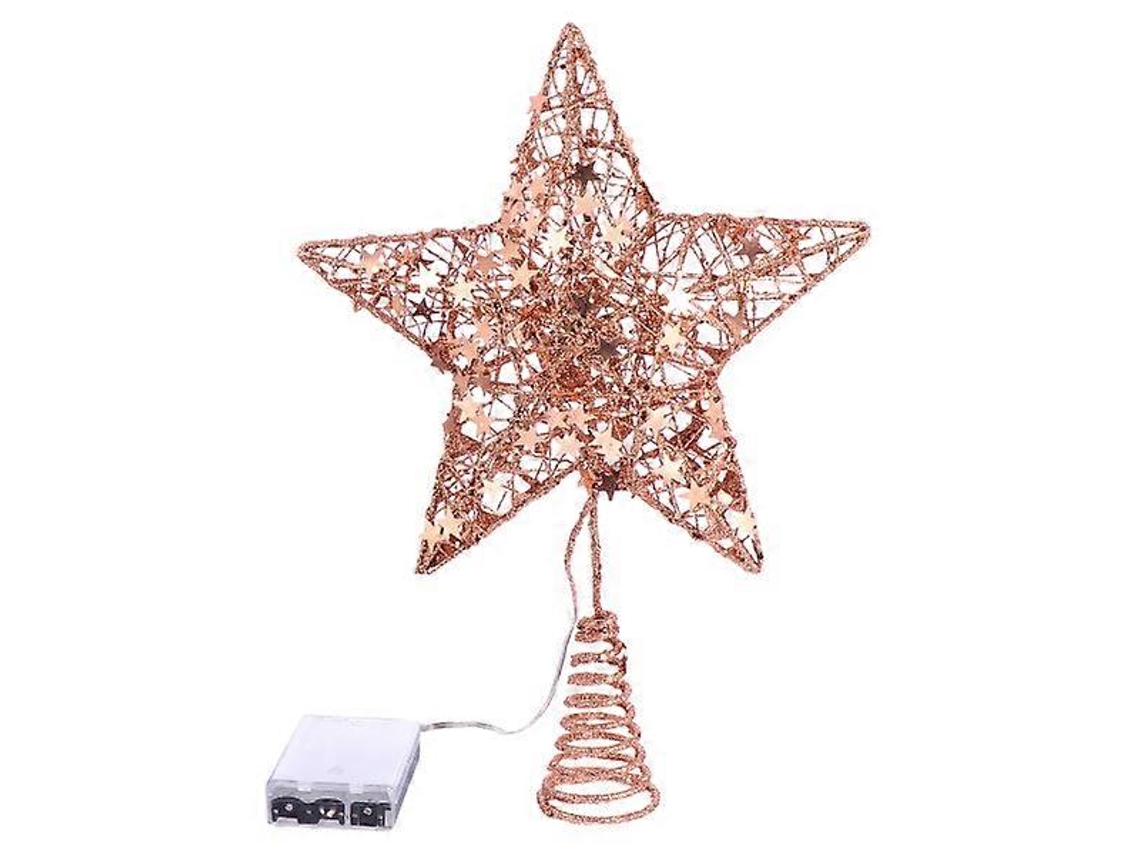 Peça Decoração De Árvore De Natal Estrela Oca Sem Bateria Olysi Shop